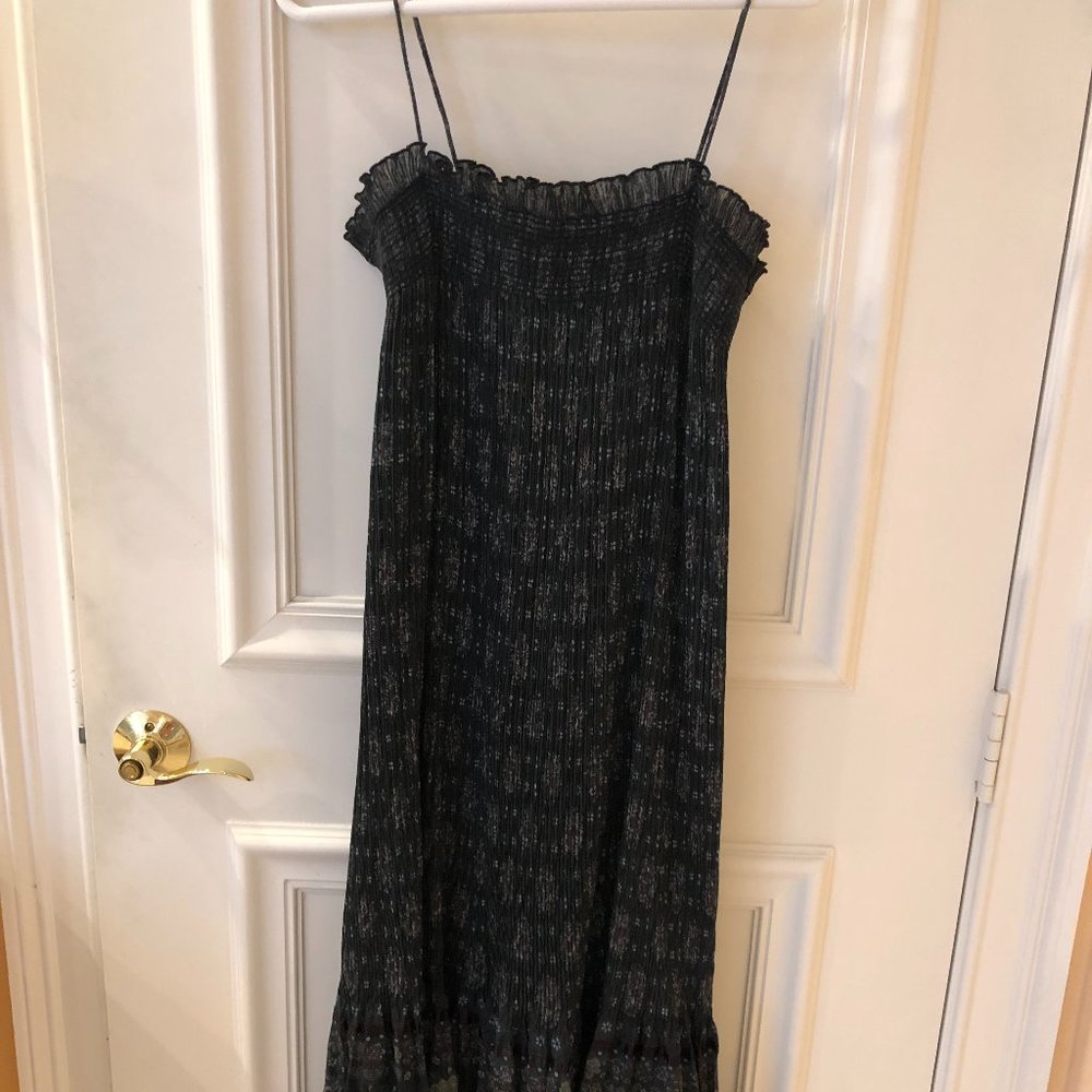 Spaghetti Strap Accordion-Pleated Dress w/ Jacket PRICED TO SELL - Picture 4 of 14